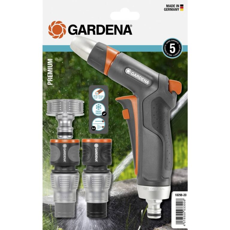 Bộ vòi phun kèm cút nối kim loại Gardena