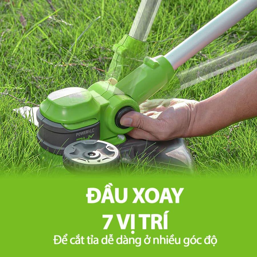 Máy Cắt Cỏ 2 trong 1 dùng Pin Greenworks 24V (30cm)- G24LT30MK2 (4)