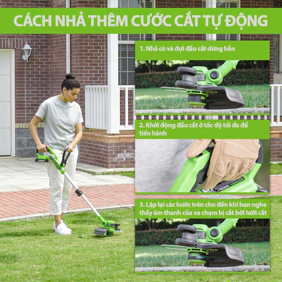 Máy Cắt Cỏ 2 trong 1 dùng Pin Greenworks 24V (30cm)- G24LT30MK2 (6)