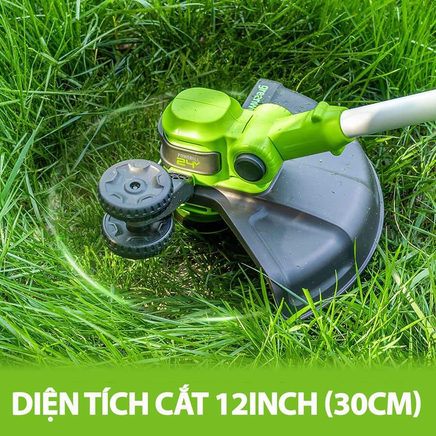 Máy Cắt Cỏ 2 trong 1 dùng Pin Greenworks 24V (30cm)- G24LT30MK2 (7)