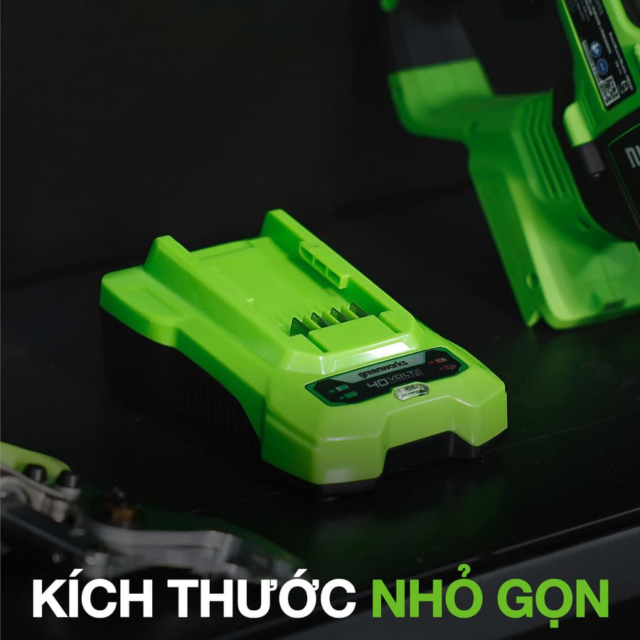 Bộ sạc Pin Greenworks 40V-2A - G40C (5)