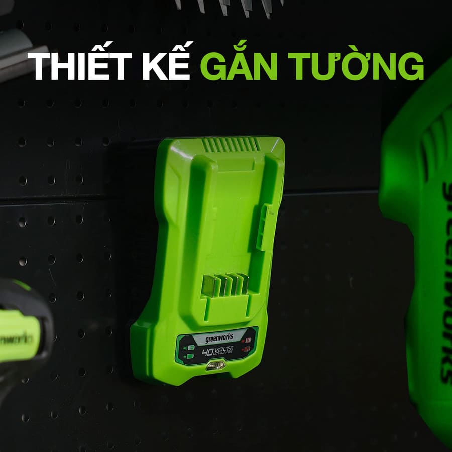 Bộ sạc Pin Greenworks 40V-2A - G40C (6)