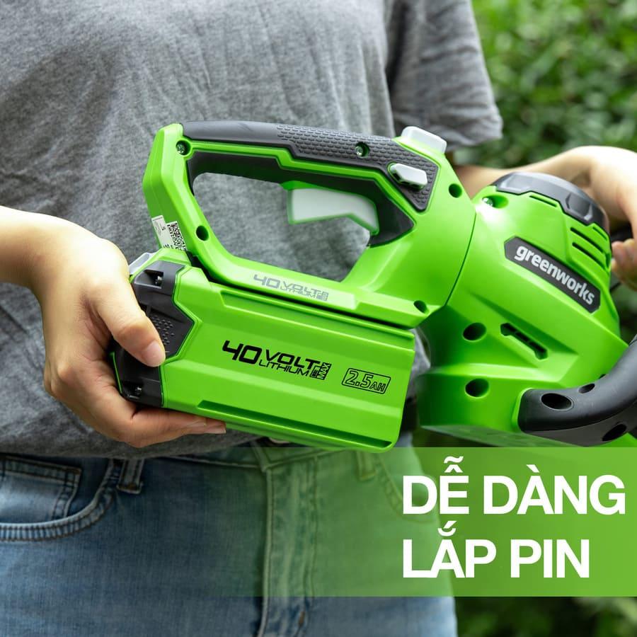 Máy cắt tỉa hàng rào dùng pin Greenworks 40V - HT40B00 (13)